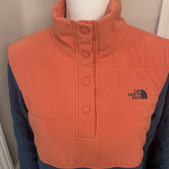 The North Face Mountain Sweatshirt Pullover, Spiced Coral Multi, womens sz M - Picture 10 of 12